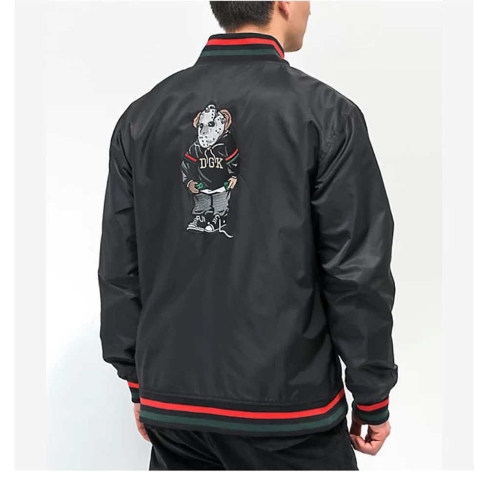 🔥DGK🔥 men’s PRIME BOMBER jacket Embroidered Back Sz S exellent cond price firm!